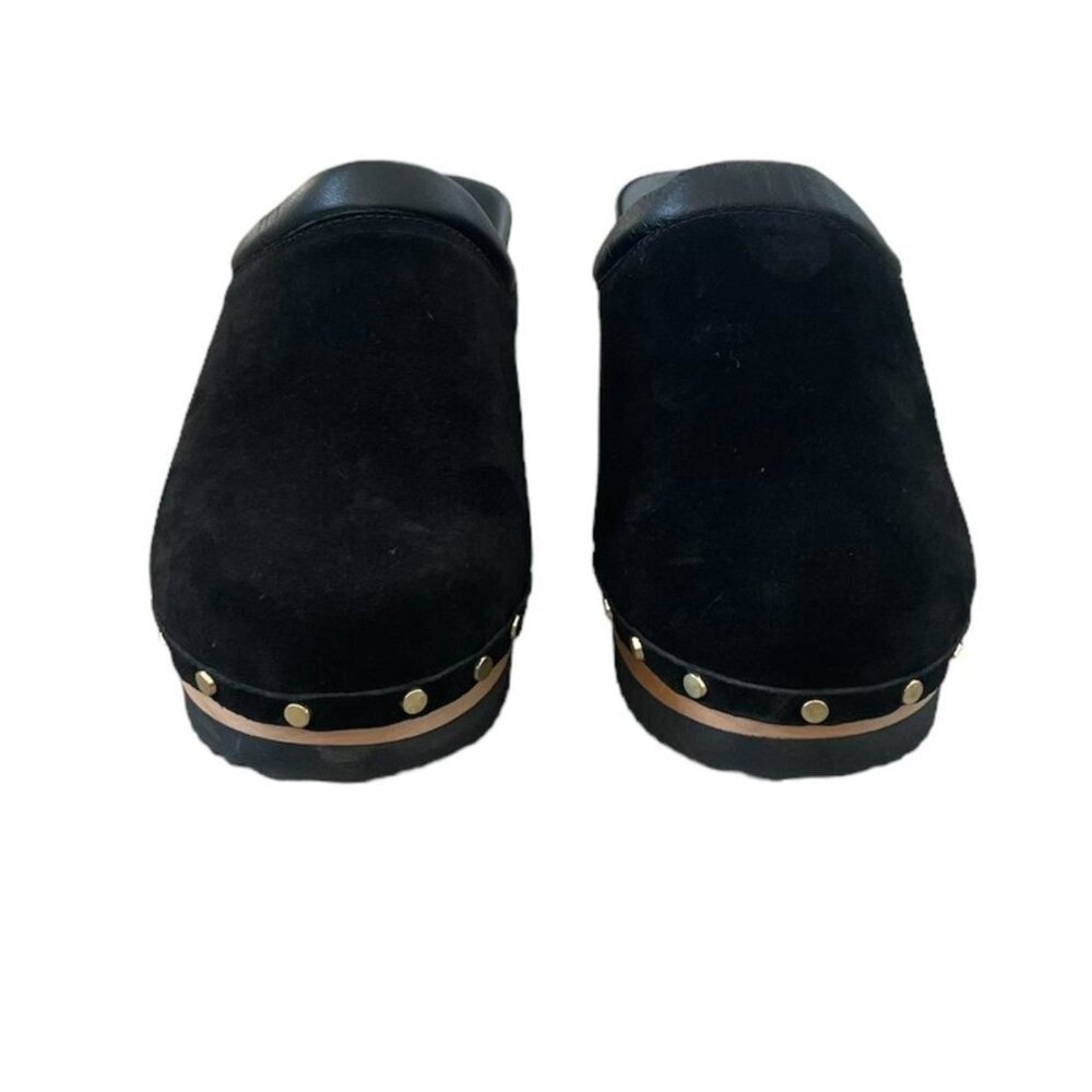 M.Gemi The Greta Black Suede Clogs | Women’s Size 7 - Picture 3 of 5
